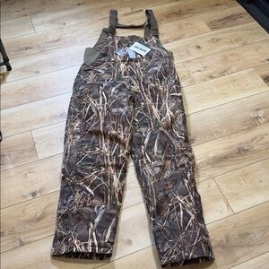 NWT Guide Gear Men's Guide Dry Waterfowl Hunt Bibs, Waterproof, Insulated